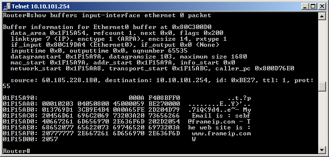 dos-cisco reception